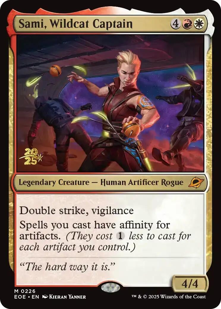 Image for Sami, Wildcat Captain (226) (Prerelease Cards) - Magic: The Gathering