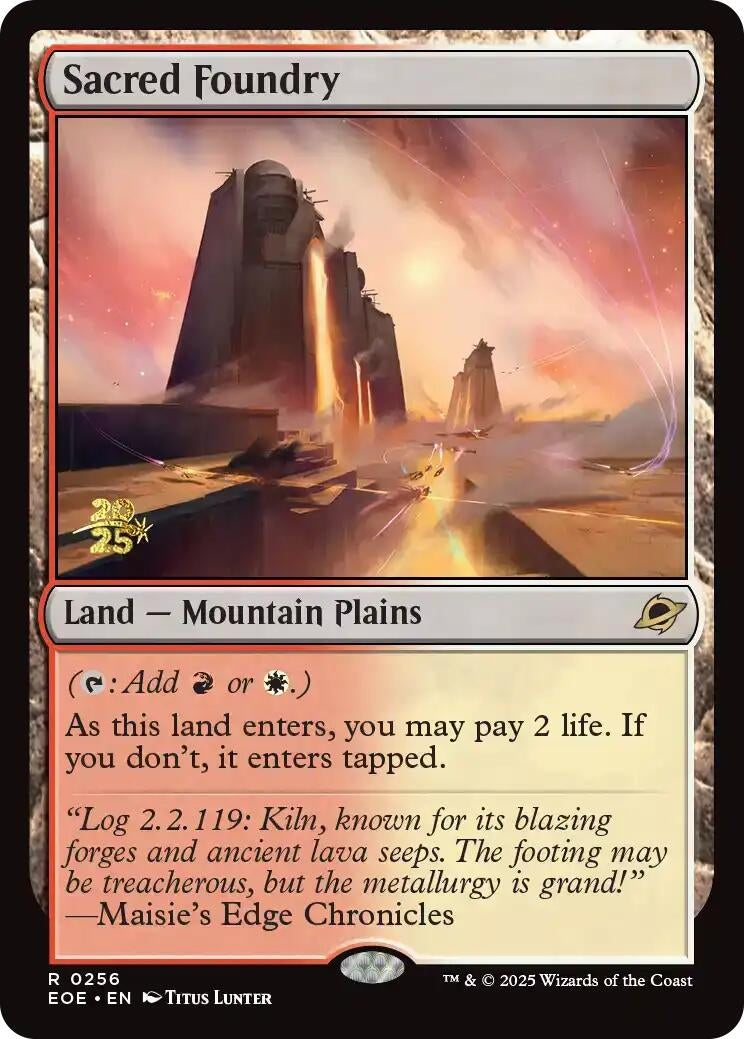 Image for Sacred Foundry (256) (Prerelease Cards) - Magic: The Gathering