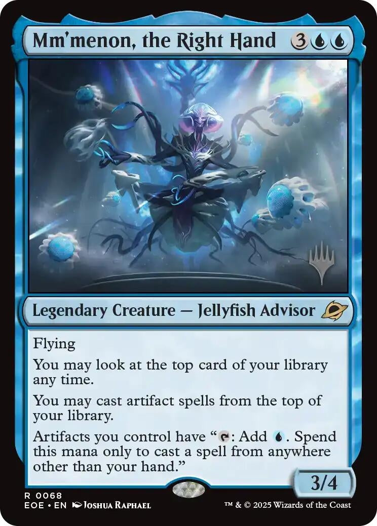 Image for Mm'menon, the Right Hand (68) (Promo Pack: Edge of Eternities) - Magic: The Gathering