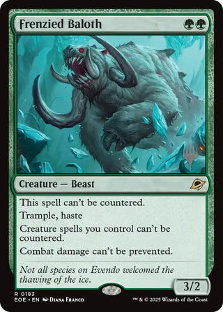 Image for Frenzied Baloth (183) (Promo Pack: Edge of Eternities) - Magic: The Gathering