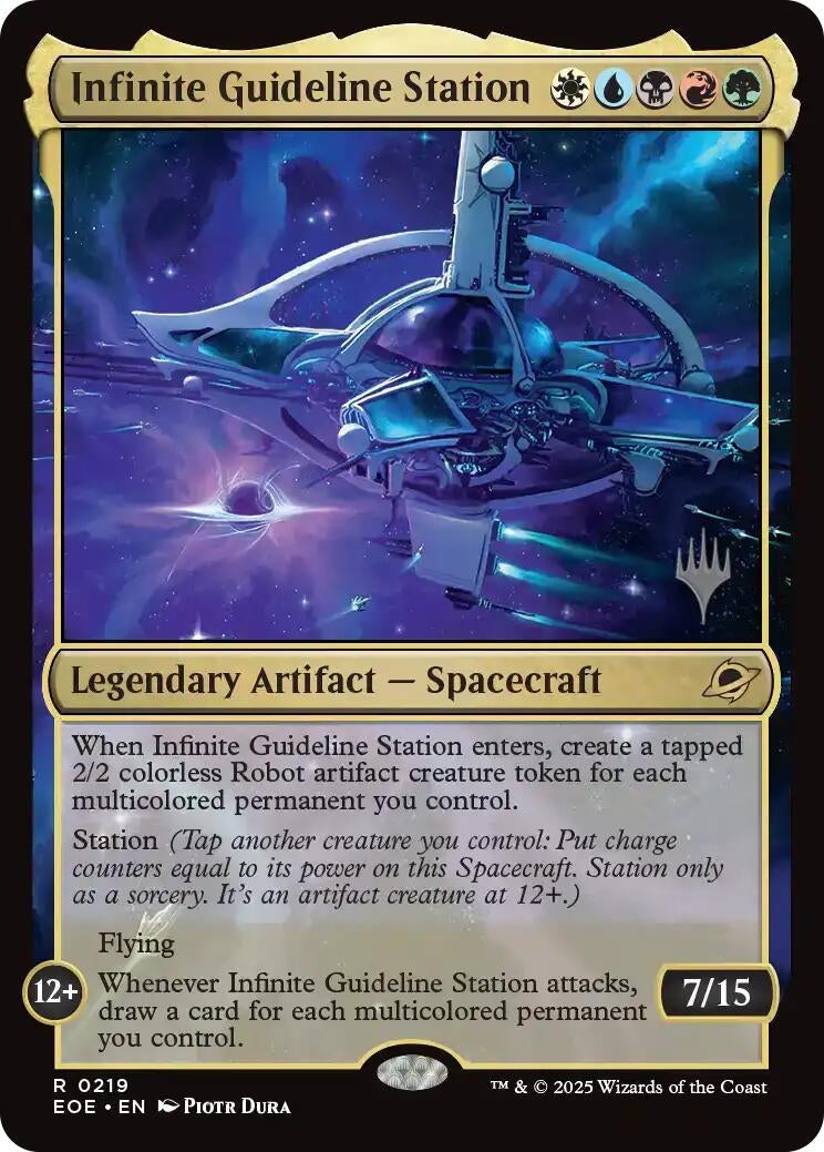 Image for Infinite Guideline Station (219) (Promo Pack: Edge of Eternities) - Magic: The Gathering