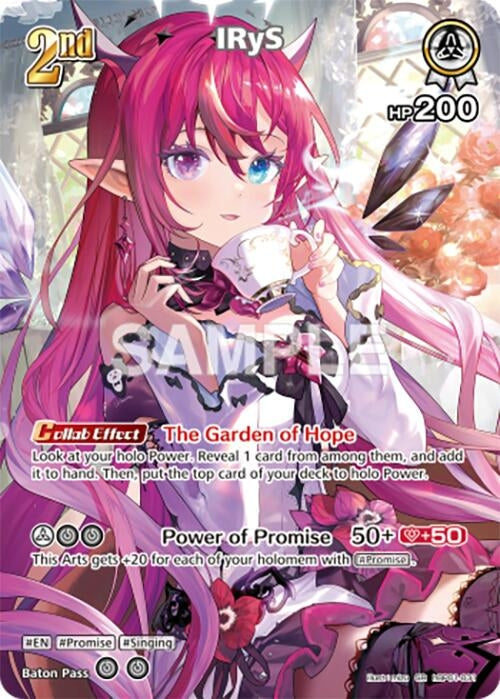 Image for IRyS (SR) (hBP01-031) (Blooming Radiance) - hololive OFFICIAL CARD GAME