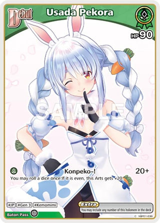 Image for Usada Pekora (C) (hBP01-038) (hBP01-038) (Blooming Radiance) - hololive OFFICIAL CARD GAME