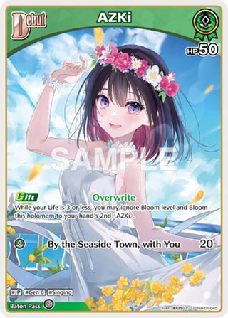 Image for AZKi (U) (hBP01-045) (Blooming Radiance) - hololive OFFICIAL CARD GAME