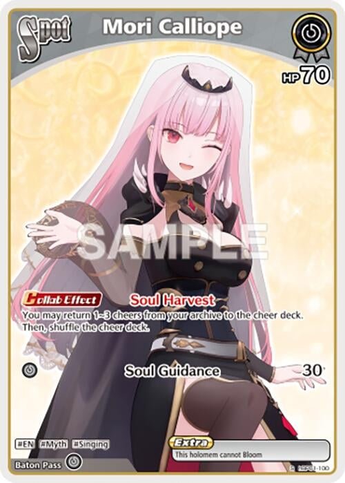 Image for Mori Calliope (S) (hBP01-100) (Blooming Radiance) - hololive OFFICIAL CARD GAME
