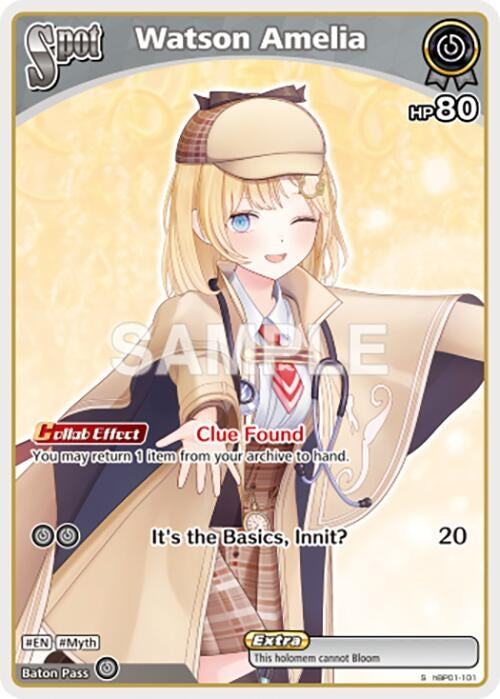 Image for Watson Amelia (S) (hBP01-101) (Blooming Radiance) - hololive OFFICIAL CARD GAME