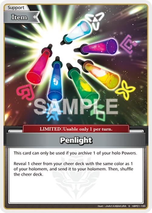 Image for Penlight (S) (hBP01-105) (Blooming Radiance) - hololive OFFICIAL CARD GAME
