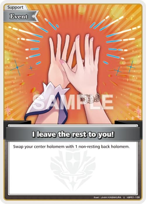 Image for I leave the rest to you! (U) (hBP01-106) (Blooming Radiance) - hololive OFFICIAL CARD GAME