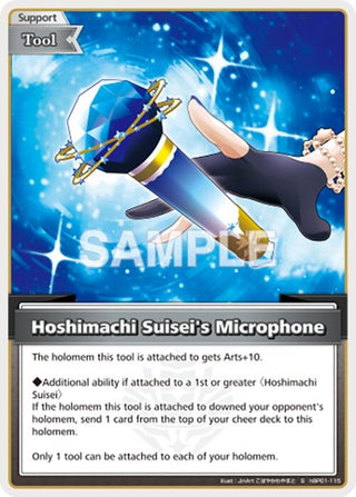 Image for Hoshimachi Suisei's Microphone (S) (hBP01-115) (Blooming Radiance) - hololive OFFICIAL CARD GAME