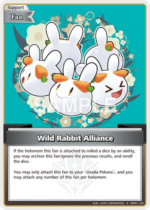 Image for Wild Rabbit Alliance (S) (hBP01-123) (Blooming Radiance) - hololive OFFICIAL CARD GAME