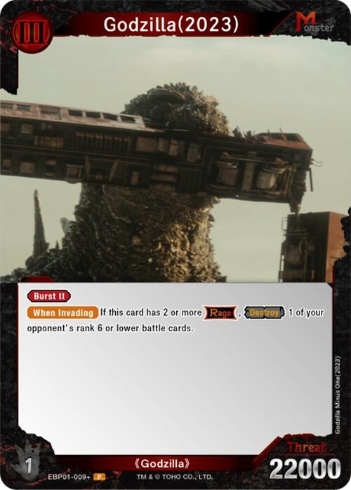 Image for Godzilla (2023) (EBP01-009+) (EBP01-009+) (Booster Set 1: Godzilla VS. Godzilla) - Godzilla Card Game
