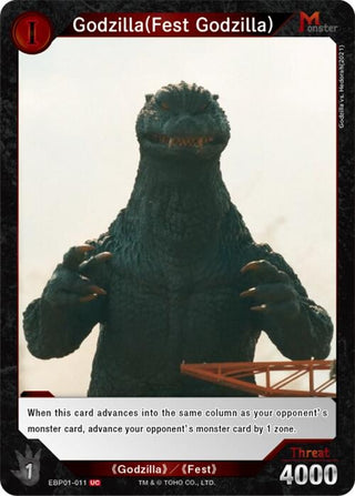 Image for Godzilla (Fest Godzilla) (EBP01-011) (EBP01-011) (Booster Set 1: Godzilla VS. Godzilla) - Godzilla Card Game