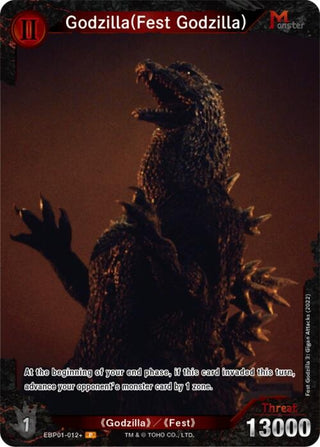 Image for Godzilla (Fest Godzilla) (EBP01-012+) (EBP01-012+) (Booster Set 1: Godzilla VS. Godzilla) - Godzilla Card Game