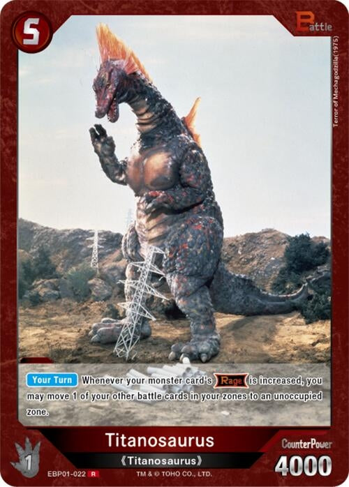 Image for Titanosaurus (EBP01-022) (EBP01-022) (Booster Set 1: Godzilla VS. Godzilla) - Godzilla Card Game