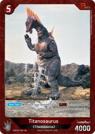 Image for Titanosaurus (EBP01-022) (EBP01-022) (Booster Set 1: Godzilla VS. Godzilla) - Godzilla Card Game