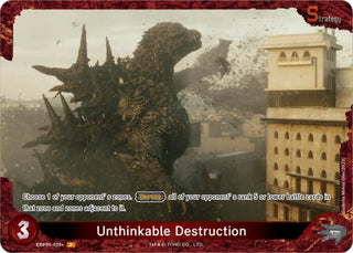 Image for Unthinkable Destruction (EBP01-029+) (EBP01-029+) (Booster Set 1: Godzilla VS. Godzilla) - Godzilla Card Game