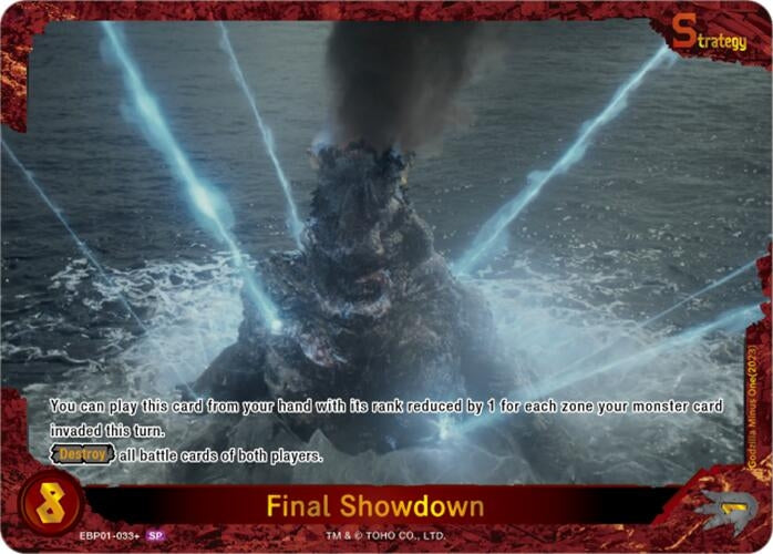 Image for Final Showdown (EBP01-033+) (EBP01-033+) (Booster Set 1: Godzilla VS. Godzilla) - Godzilla Card Game