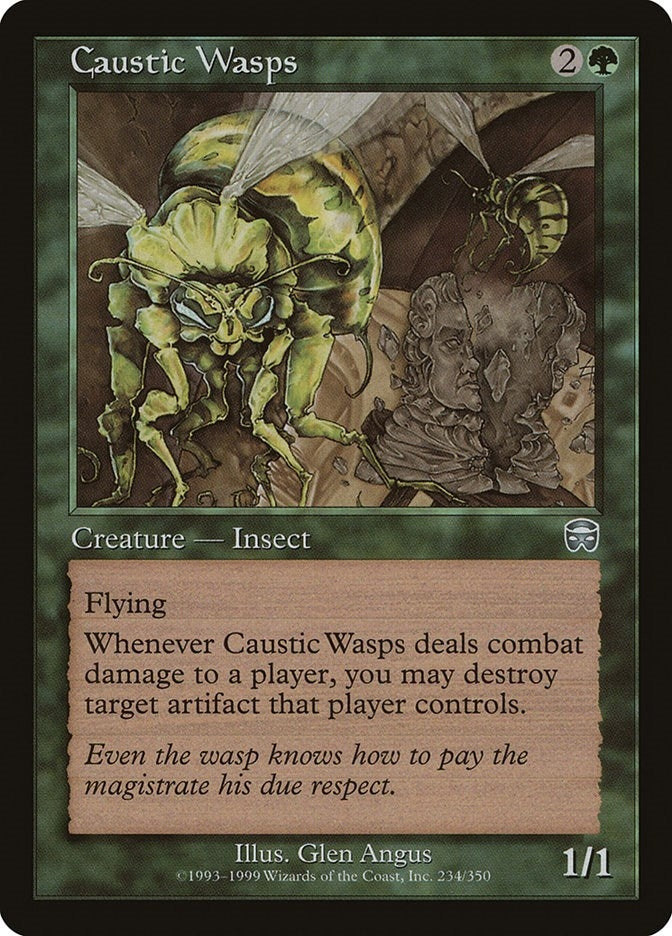Caustic Wasps (234) [MMQ] - MTG Single