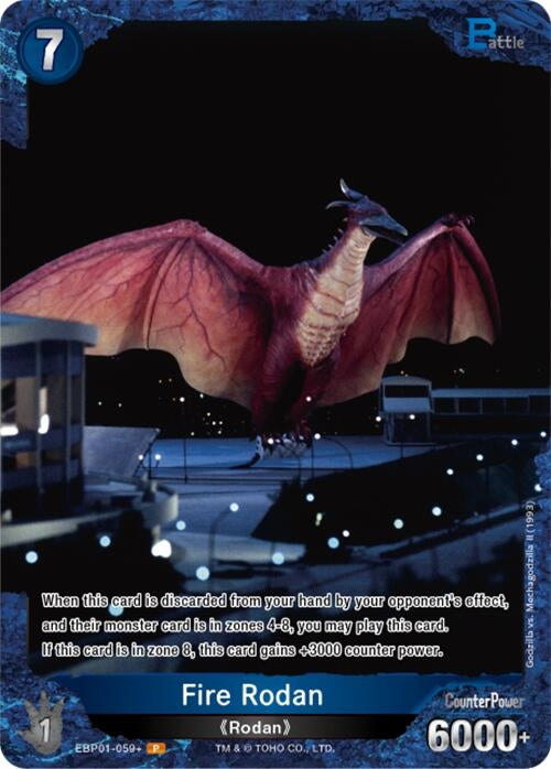 Image for Fire Rodan (EBP01-059+) (EBP01-059+) (Booster Set 1: Godzilla VS. Godzilla) - Godzilla Card Game