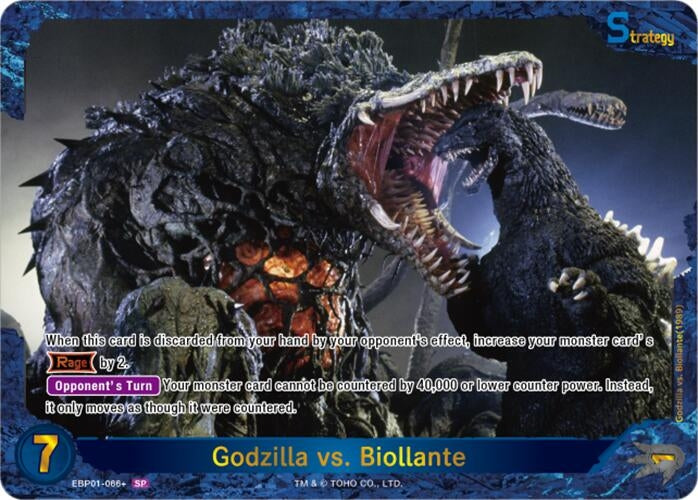 Image for Godzilla vs. Biollante (EBP01-066+) (EBP01-066+) (Booster Set 1: Godzilla VS. Godzilla) - Godzilla Card Game