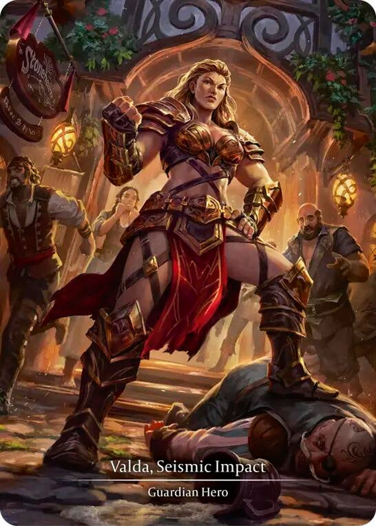 Image for Valda, Seismic Impact (Marvel) (MPG001) (Mastery Pack Guardian) - Flesh and Blood TCG