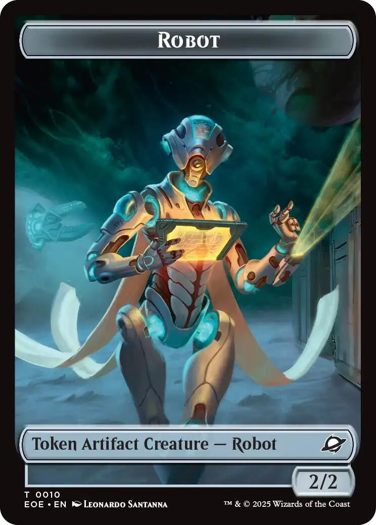 Image for Robot // Lander (0005) Double-Sided Token (10 // 5) (Edge of Eternities) - Magic: The Gathering
