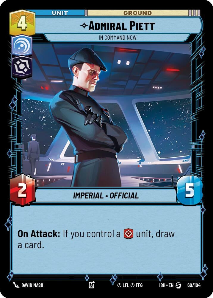 Image for Admiral Piett - In Command Now (60/104) (Intro Battle: Hoth) - Star Wars: Unlimited