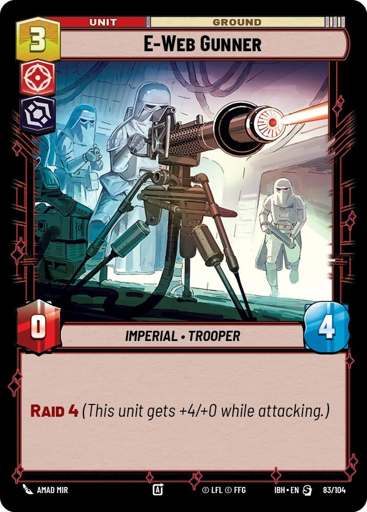 Image for E-Web Gunner (83/104) (83/104) (Intro Battle: Hoth) - Star Wars: Unlimited