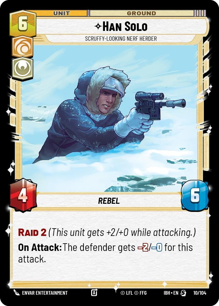Image for Han Solo - Scruffy-Looking Nerf Herder (10/104) (Intro Battle: Hoth) - Star Wars: Unlimited