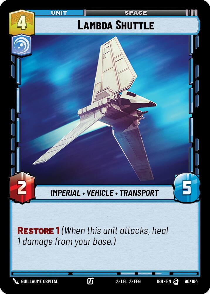 Image for Lambda Shuttle (90/104) (90/104) (Intro Battle: Hoth) - Star Wars: Unlimited