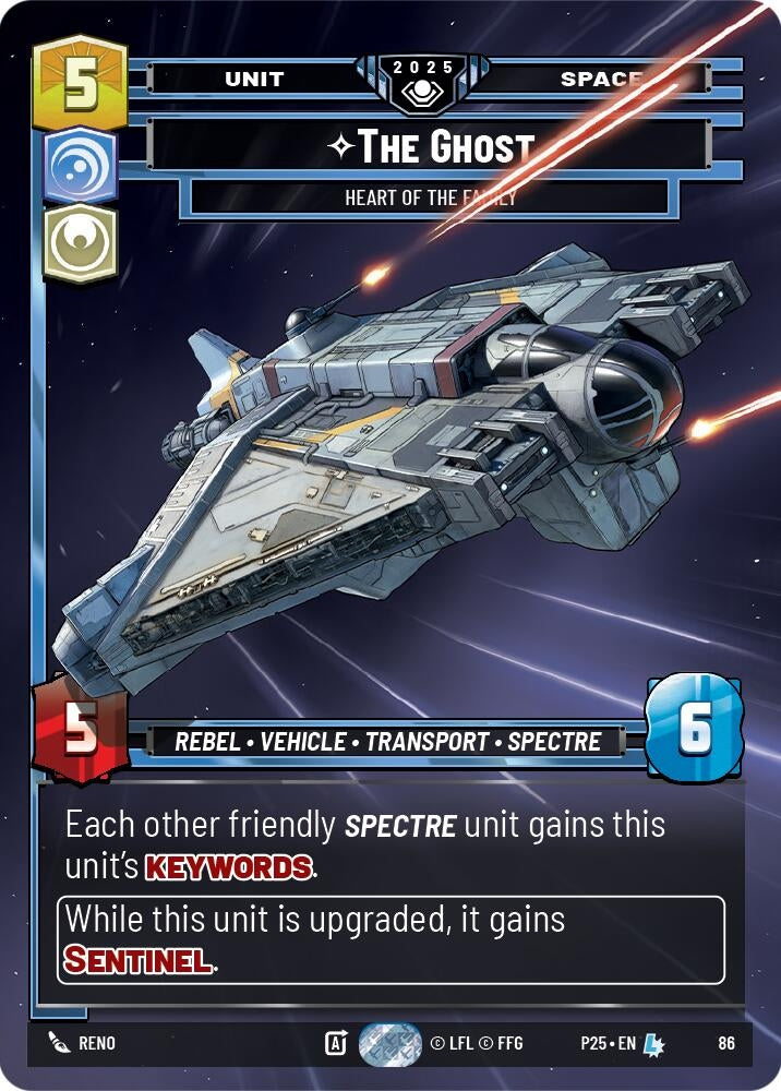 Image for The Ghost - Heart of the Family (86) (Organized Play Promos) - Star Wars: Unlimited