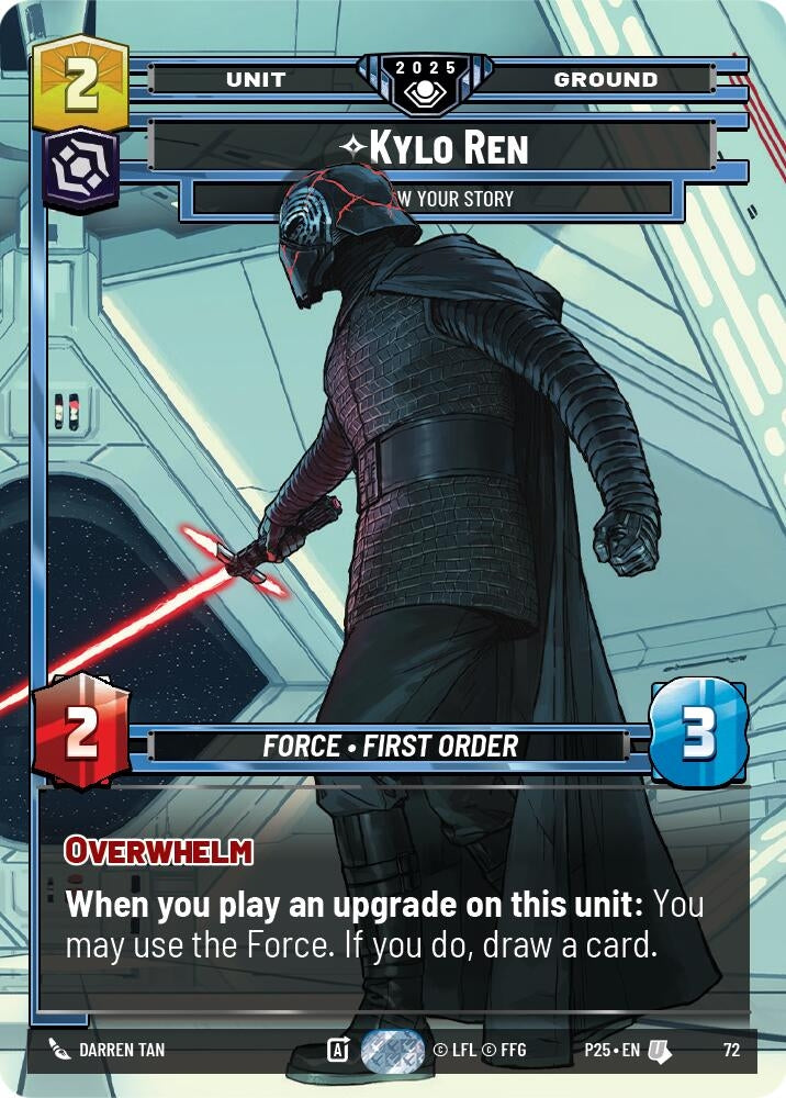 Image for Kylo Ren - I Know Your Story (72) (Organized Play Promos) - Star Wars: Unlimited