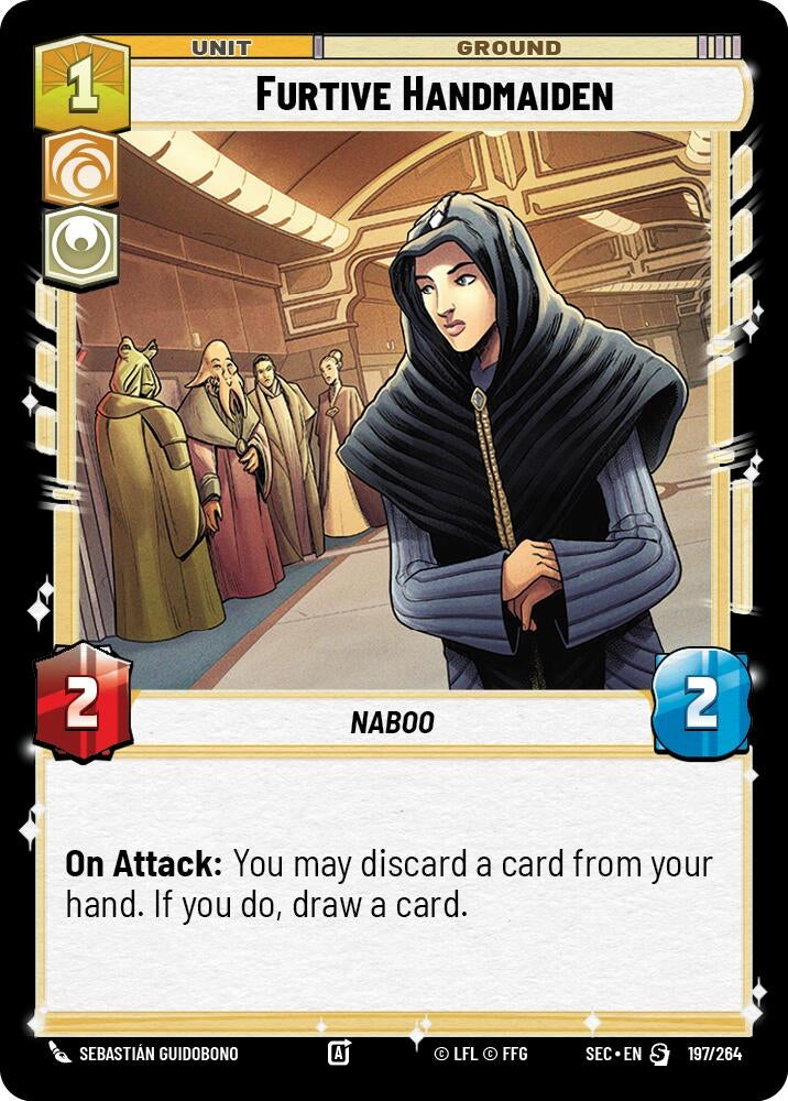 Image for Furtive Handmaiden (197/264) (Secrets of Power) - Star Wars: Unlimited