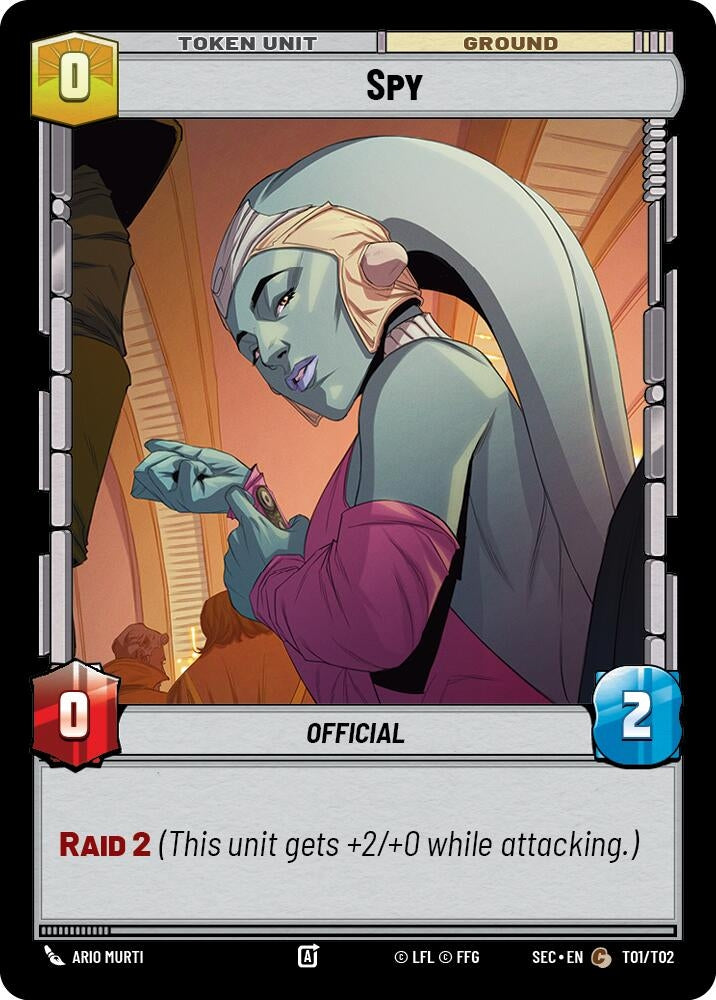Image for Spy (T01) (Secrets of Power) - Star Wars: Unlimited