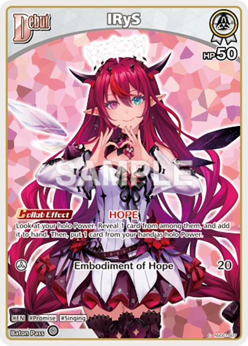 Image for IRyS (C) (hSD01-007) (Start Deck: Tokino Sora and Azki) - hololive OFFICIAL CARD GAME