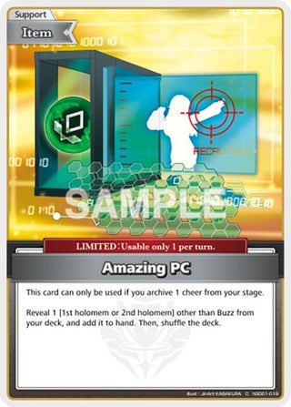 Image for Amazing PC (C) (hSD01-019) (Start Deck: Tokino Sora and Azki) - hololive OFFICIAL CARD GAME