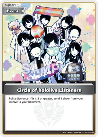 Image for Circle of hololive Listeners (C) (hSD01-020) (Start Deck: Tokino Sora and Azki) - hololive OFFICIAL CARD GAME