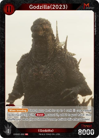 Image for Godzilla(2023)(ESD01-002) (ESD01-002) (Starter Deck: Godzilla Minus One) - Godzilla Card Game