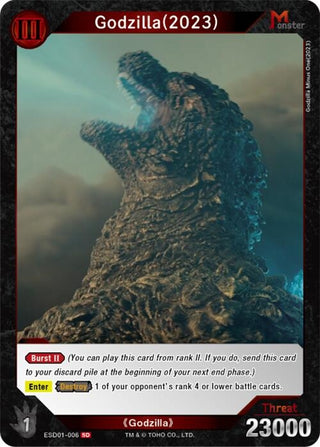 Image for Godzilla (2023)(ESD01-006) (ESD01-006) (Starter Deck: Godzilla Minus One) - Godzilla Card Game