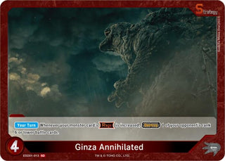 Image for Ginza Annihilated (ESD01-013) (ESD01-013) (Starter Deck: Godzilla Minus One) - Godzilla Card Game