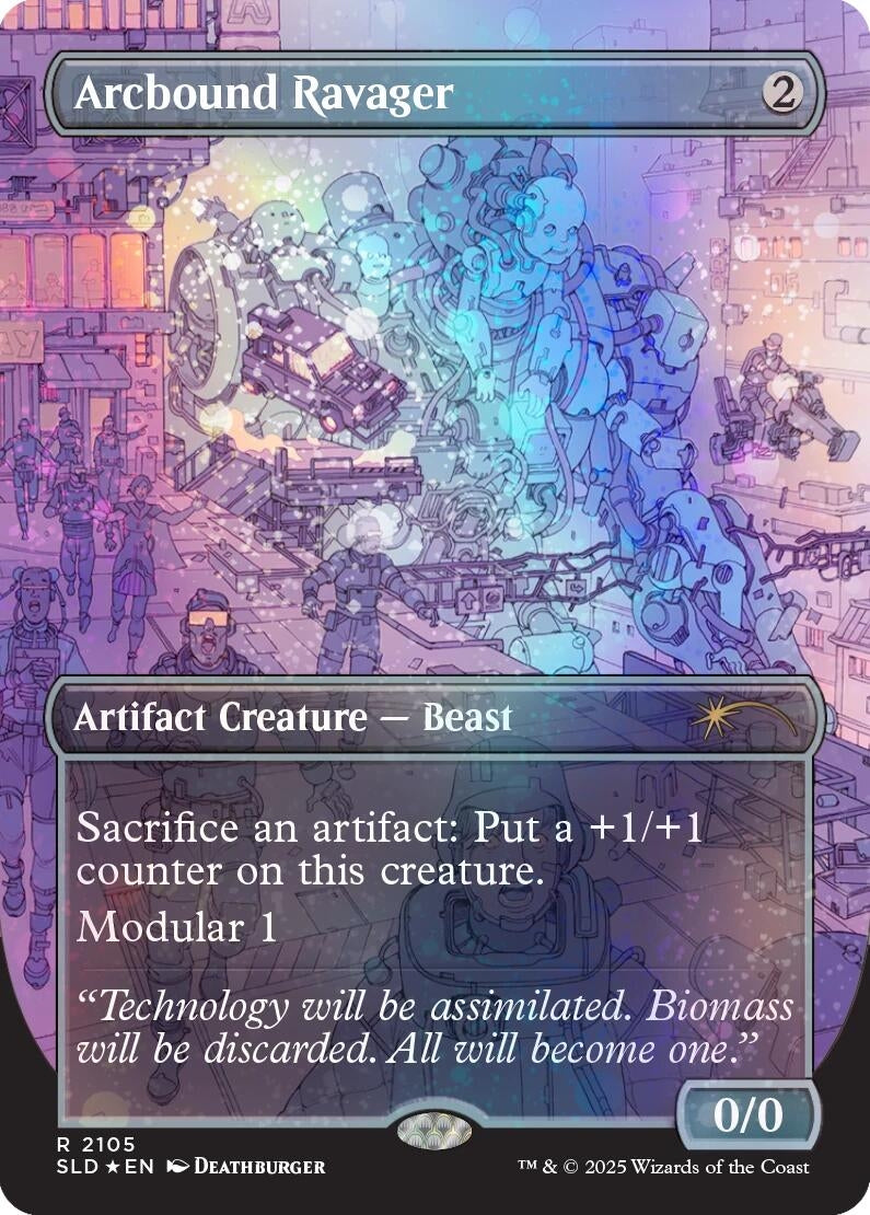 Image for Arcbound Ravager (2105) (Galaxy Foil) (2105) (Secret Lair Drop Series) - Magic: The Gathering