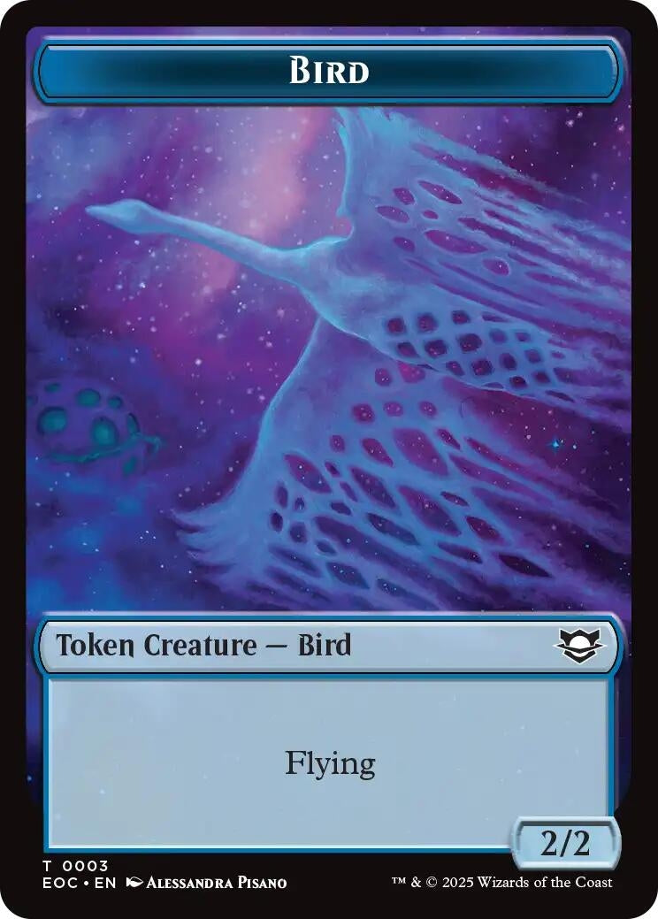 Image for Bird // Pest Double-Sided Token (3 // 9) (Commander: Edge of Eternities) - Magic: The Gathering