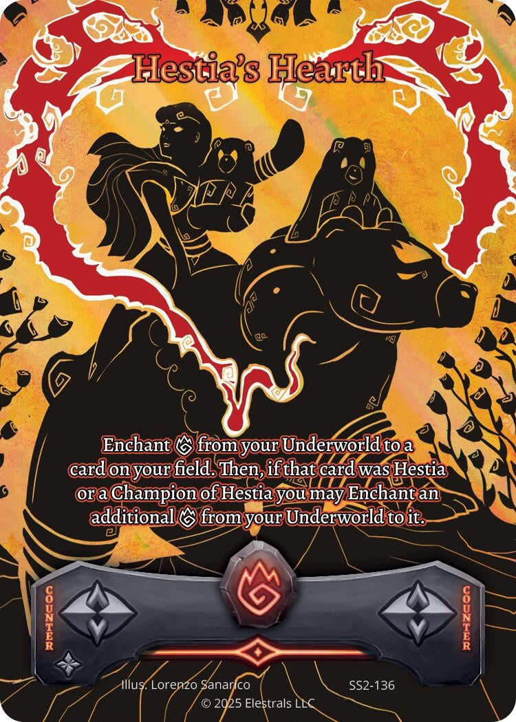 Image for Hestia's Hearth (Full Art) (SS2-136) (Shattered Stars Chapter 2 [SS2]) - Elestrals