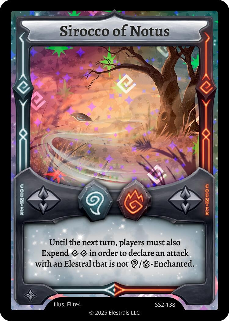 Image for Sirocco of Notus (SS2-138) (Shattered Stars Chapter 2 [SS2]) - Elestrals
