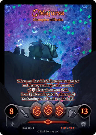 Image for Majursa - Champion of Hestia (Serialized) (/10) (Shattered Stars Chapter 2 [SS2]) - Elestrals