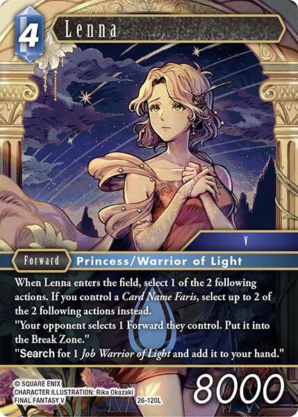 Image for Lenna (26-120L) (Gunslinger in the Abyss) - Final Fantasy TCG