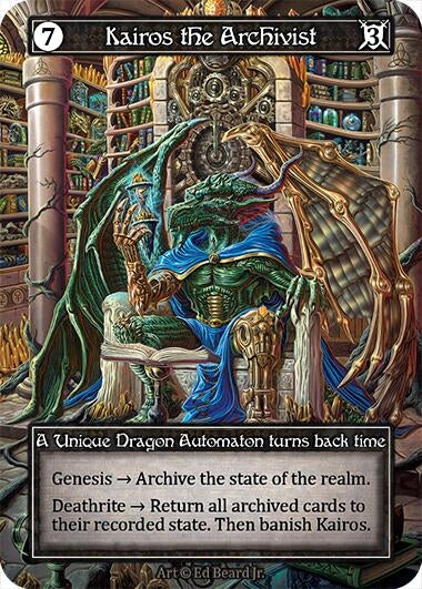 Image for Kairos the Archivist (Foil) (Dragonlord) - Sorcery: Contested Realm