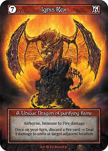 Image for Ignis Rex (Foil) (Dragonlord) - Sorcery: Contested Realm