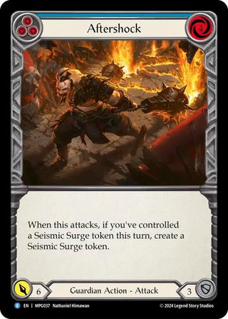 Image for Aftershock (Blue) (MPG037) (Mastery Pack Guardian) - Flesh and Blood TCG