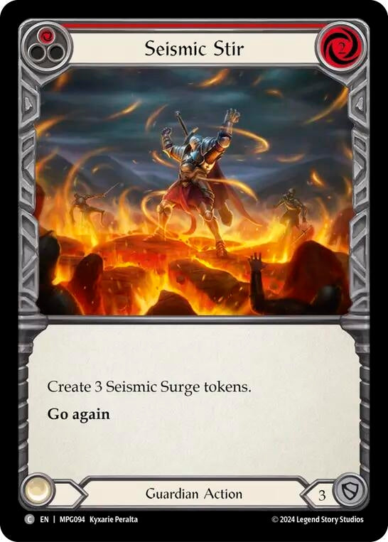 Seismic Stir (Red) (MPG094) (Mastery Pack Guardian)